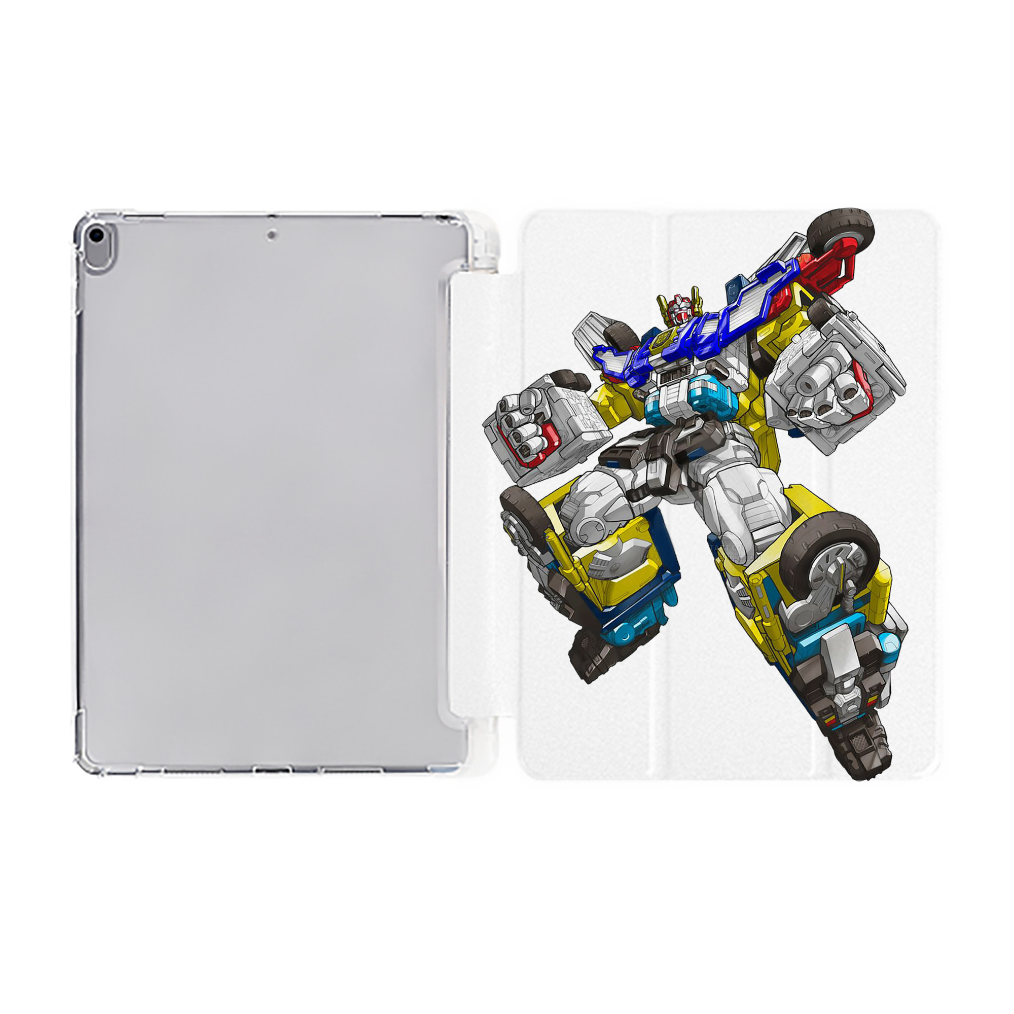 （画像用）  IPad ケース ペン収納付き 三つ折りスタンド PUレザー×シリコン 対応機種9.5/10.5/10.9インチ